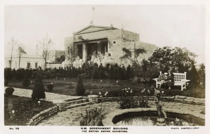 Framed Print : H. M. Government Building - British Empire Exhibition