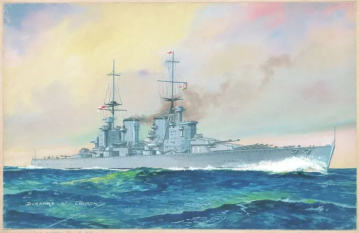 Framed Print : H. M. S. King George V, naval ships Framed Print : H. M. S. King George V, naval ships