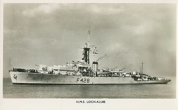 H. M. S. Loch Alvie (F428) - Royal Navy Loch-class frigate