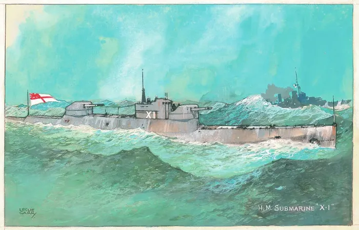 Framed Print : H. M. Submarine X Framed Print : H. M. Submarine X