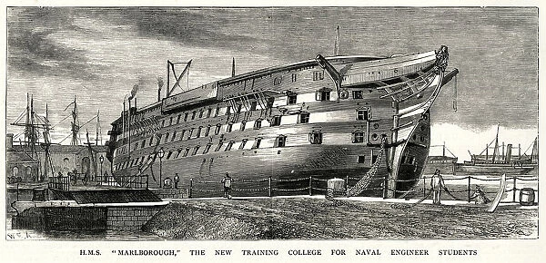 H. M.s Marlborough, training college for Naval Engineer