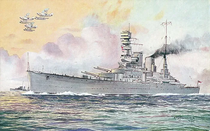 Framed Print : H. M.s Renown Framed Print : H. M.s Renown
