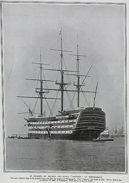 H. M.s Victory at Portsmouth