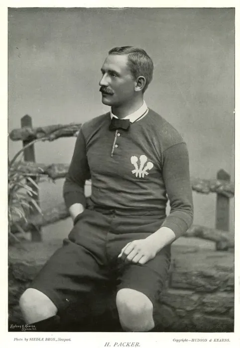 Framed Print : H Packer, Wales International Rugby player Framed Print : H Packer, Wales International Rugby player