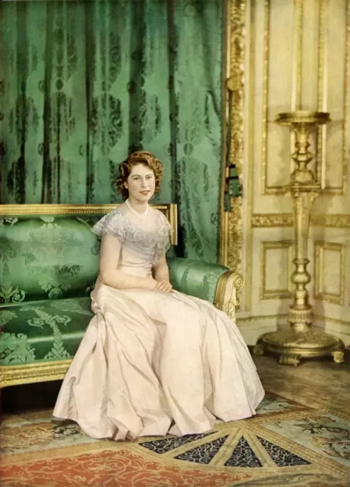 Framed Print : H. R. H. Princess Elizabeth at Home Framed Print : H. R. H. Princess Elizabeth at Home