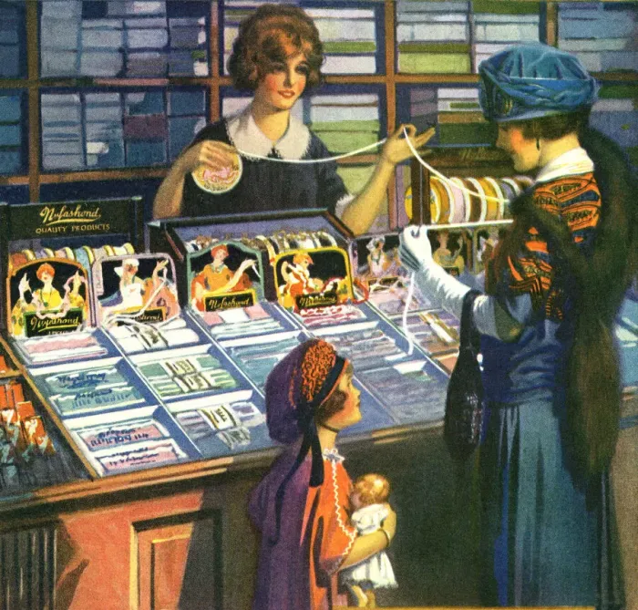 Framed Print : Haberdashery counter Framed Print : Haberdashery counter