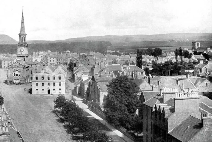 Framed Print : Haddington early 1900s Framed Print : Haddington early 1900s