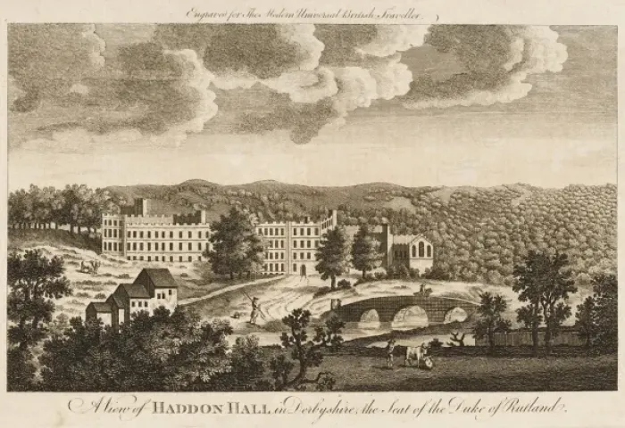 Framed Print : Haddon Hall / Cooke s Framed Print : Haddon Hall / Cooke s