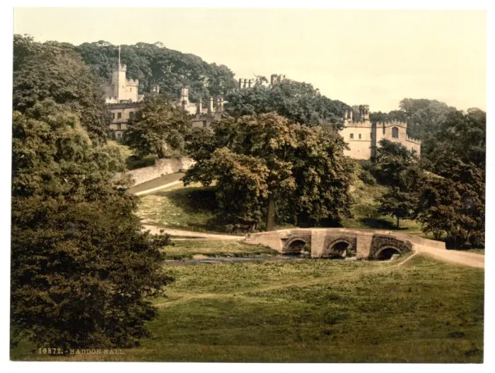 Framed Print : Haddon Hall, Derbyshire, England Framed Print : Haddon Hall, Derbyshire, England