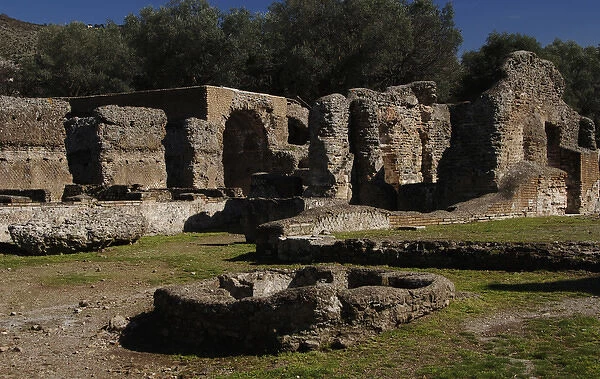 Hadrians Villa. The Greek and Latin Libraries. 2nd century