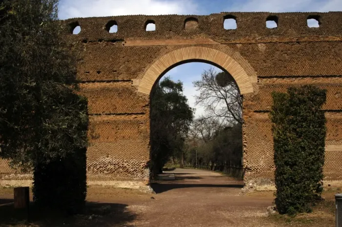 Framed Print : Hadrians Villa. Pecile. 2nd century. Italy Framed Print : Hadrians Villa. Pecile. 2nd century. Italy