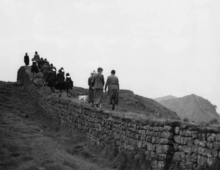 Framed Print : HADRIANs WALL 1930S Framed Print : HADRIANs WALL 1930S