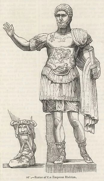 Hadrianus (Statue). Publius Aelius Hadrianus Roman Emperor