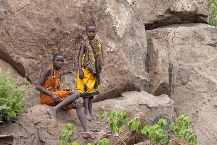 Framed Print : Hadzabe Tribal Boys - less than 1500 Hadzabe remain Framed Print : Hadzabe Tribal Boys - less than 1500 Hadzabe remain
