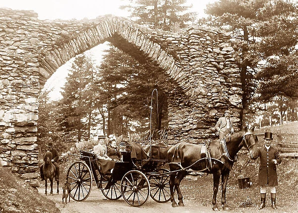 Hafod Arch Devil's Bridge near Aberystwyth Victorian period