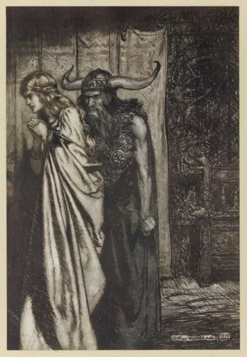 Framed Print : Hagen & Brunnhilde Framed Print : Hagen & Brunnhilde