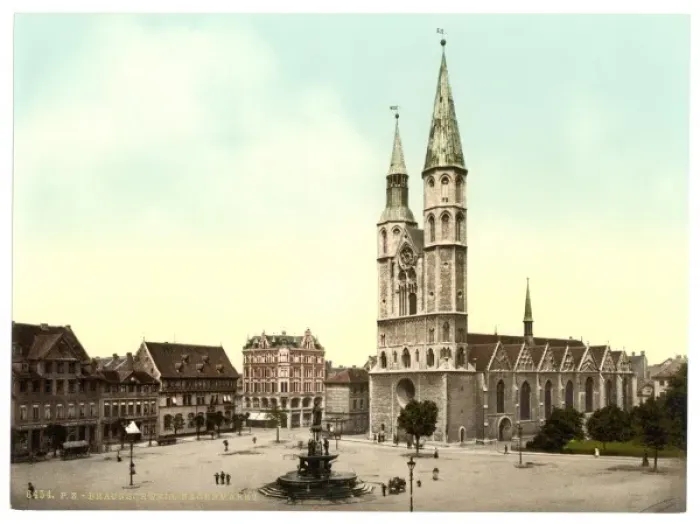 Framed Print : Hagenmarkt, Brunswick (i. e. Braunschweig), Germany Framed Print : Hagenmarkt, Brunswick (i. e. Braunschweig), Germany