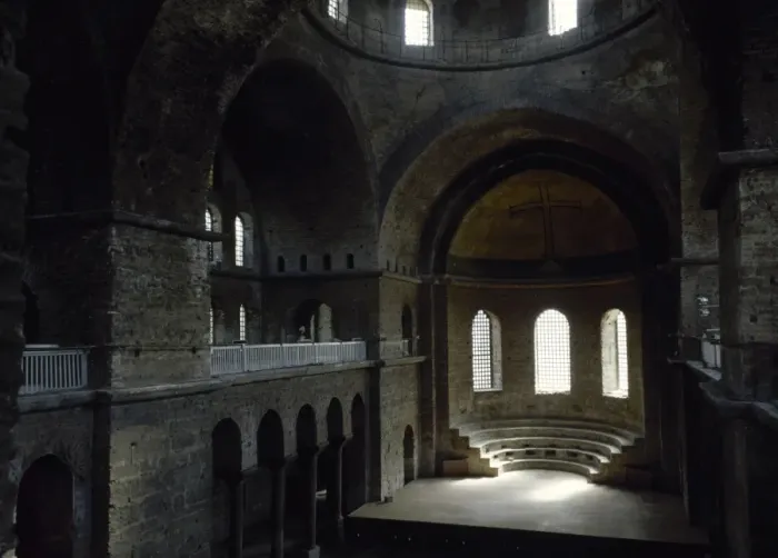 Framed Print : Hagia Irene. Interior. Istanbul