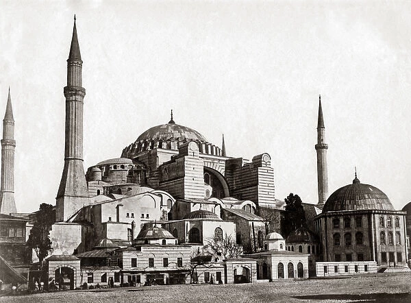 Hagia Spohia, Constantinople, (Istanbul) Turkey, circa 1880s