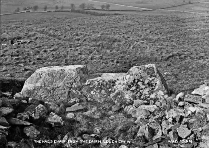 Framed Print : The Hags Chair from the Cairn, Lough Crew Framed Print : The Hags Chair from the Cairn, Lough Crew
