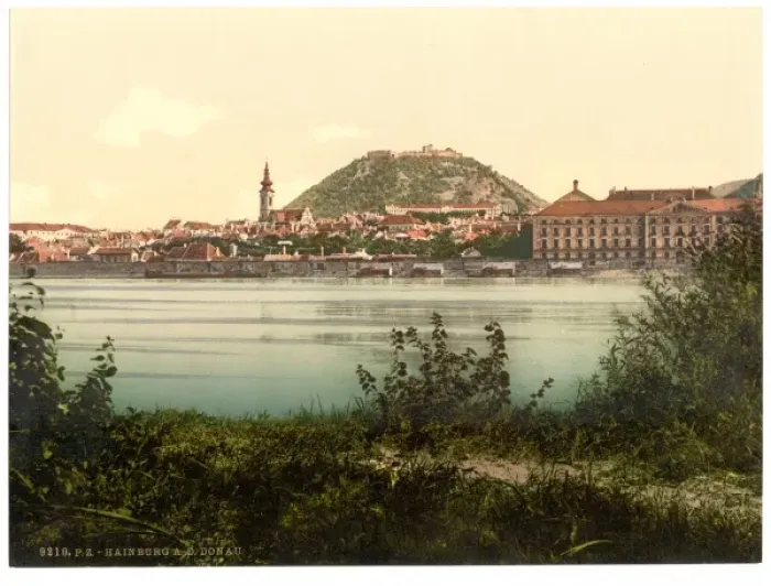 Framed Print : Hainburg, Lower Austria, Austro-Hungary Framed Print : Hainburg, Lower Austria, Austro-Hungary