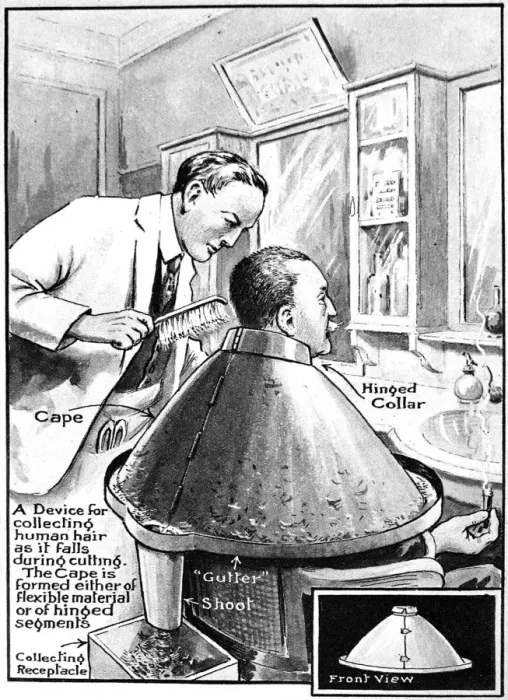 Framed Print : Hairdressers Collar, 1921 Framed Print : Hairdressers Collar, 1921