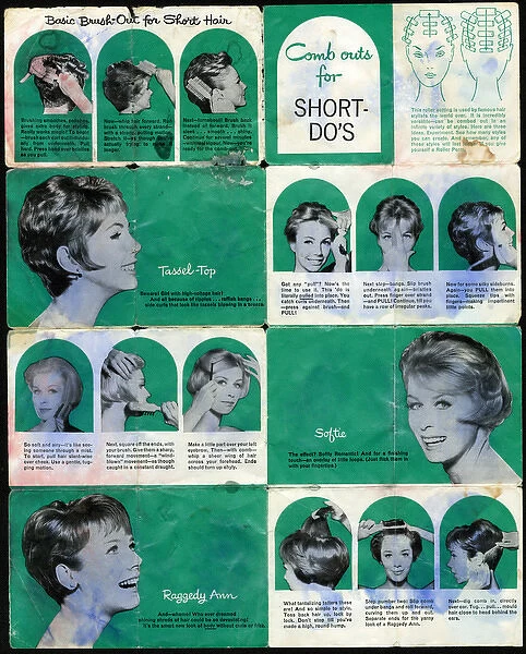 Hairstyle instruction leaflet