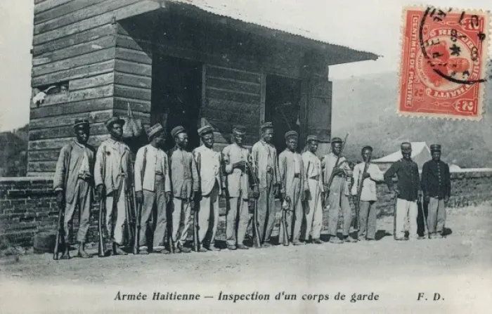 Framed Print : The Haitian Army
