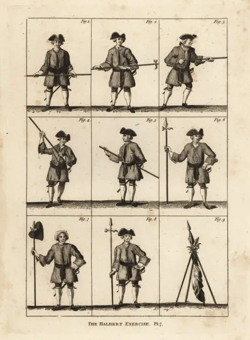 Framed Print : Halberd military exercises Framed Print : Halberd military exercises