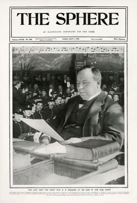 Framed Print : Haldane at his desk in the War Office R B Haldane at his desk in the War Office Framed Print : Haldane at his desk in the War Office R B Haldane at his desk in the War Office