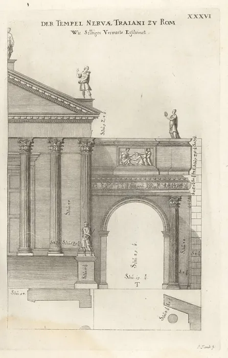 Framed Print : Half facade of the Temple of Minerva, Rome Framed Print : Half facade of the Temple of Minerva, Rome