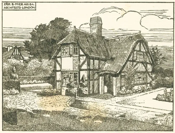 Framed Print : Half Timber House Proposal, Woldsea Framed Print : Half Timber House Proposal, Woldsea