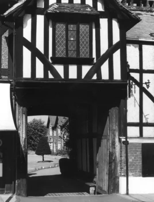 Framed Print : Half-Timbered Gateway Framed Print : Half-Timbered Gateway