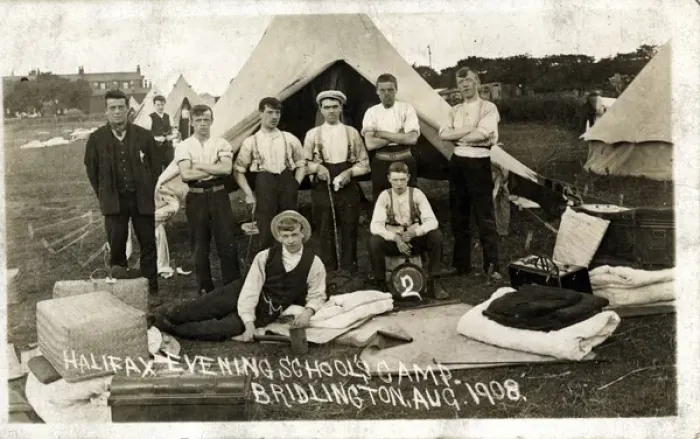 Framed Print : Halifax Evening Schools Camp, Bridlington, Yorkshire Framed Print : Halifax Evening Schools Camp, Bridlington, Yorkshire