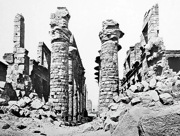 Hall of Columns, Great Hypostyle, Karnak, Egypt