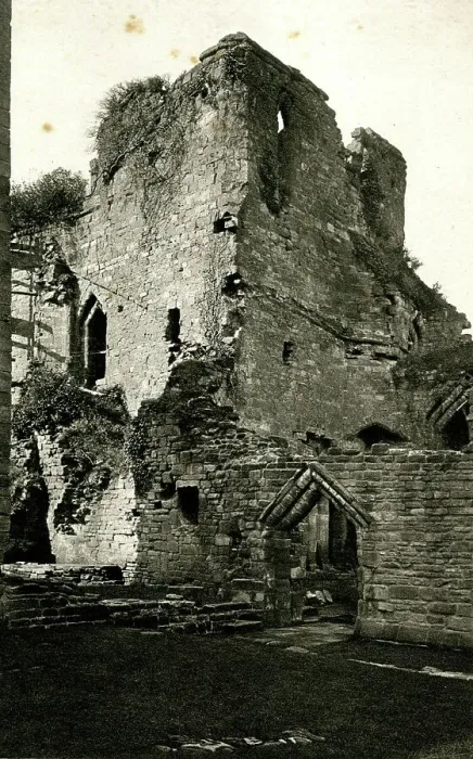 Framed Print : Hall door and SW tower, Goodrich Castle, Herefordshire Framed Print : Hall door and SW tower, Goodrich Castle, Herefordshire