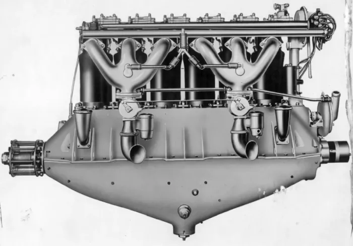Framed Print : Hall-Scott L-6 213hp 6-cylinder inline engine - Port side Framed Print : Hall-Scott L-6 213hp 6-cylinder inline engine - Port side