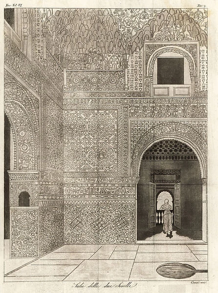 Hall of the Two Sisters, Alhambra Palace, 18th century