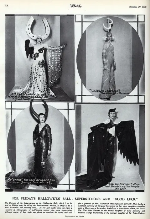 Framed Print : Four Halloween Ball costumes Framed Print : Four Halloween Ball costumes