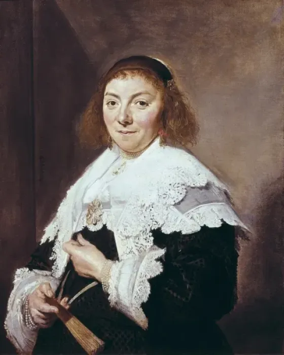Framed Print : HALS, Frans (1580-1666). Maria Pietersdochter Framed Print : HALS, Frans (1580-1666). Maria Pietersdochter