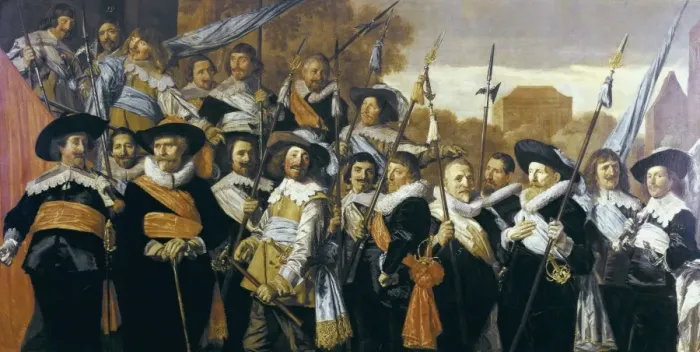 Framed Print : HALS, Frans (1580-1666). Officers and Sergeants Framed Print : HALS, Frans (1580-1666). Officers and Sergeants