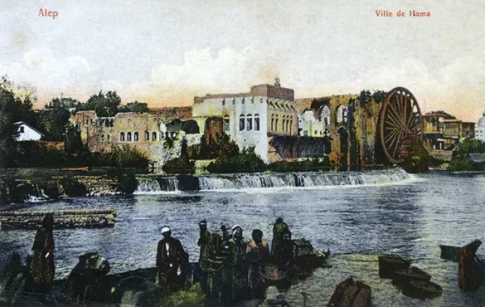 Framed Print : Hama, Syria - The Giant waterwheels on the Orontes River Framed Print : Hama, Syria - The Giant waterwheels on the Orontes River