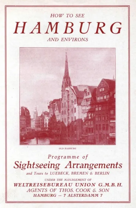 Framed Print : Hamburg. Thomas Cook Brochure Cover - Hamburg. Date: circa 1925 Framed Print : Hamburg. Thomas Cook Brochure Cover - Hamburg. Date: circa 1925