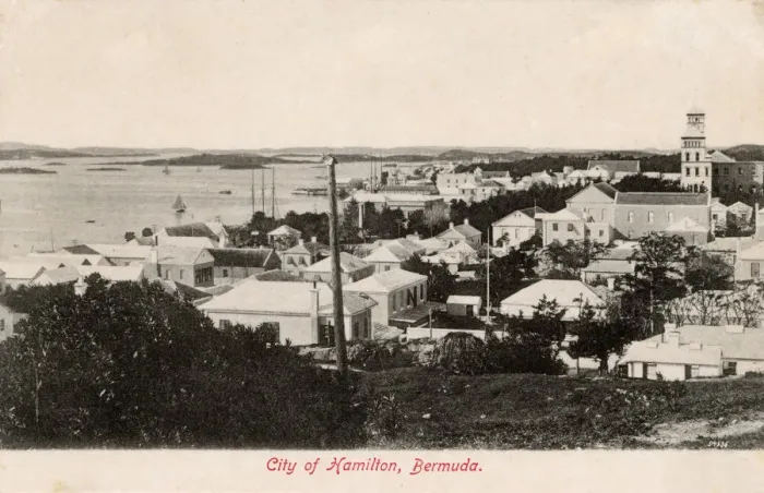 Framed Print : Hamilton, Bermuda - Panoramic view Framed Print : Hamilton, Bermuda - Panoramic view