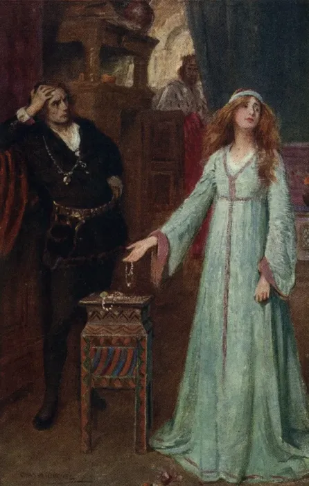 Framed Print : Hamlet. Illustration of scene from Hamlet, Act III, Scene I Framed Print : Hamlet. Illustration of scene from Hamlet, Act III, Scene I