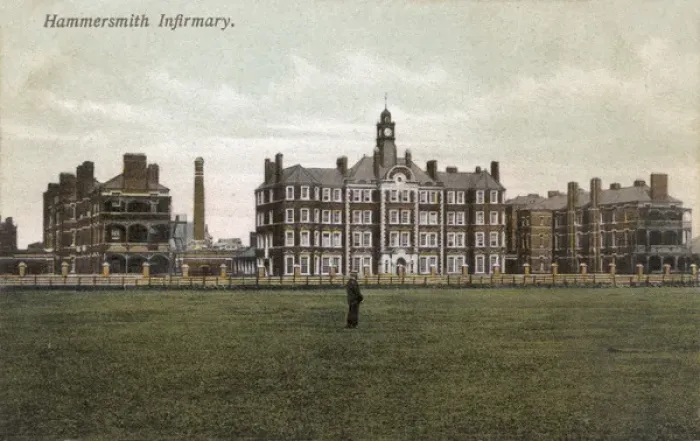 Framed Print : Hammersmith Infirmary, London Framed Print : Hammersmith Infirmary, London