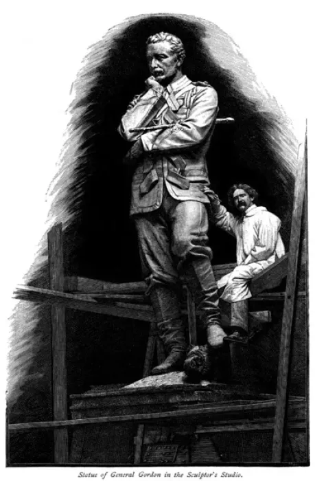Framed Print : Hamo Thornycroft at Work Framed Print : Hamo Thornycroft at Work