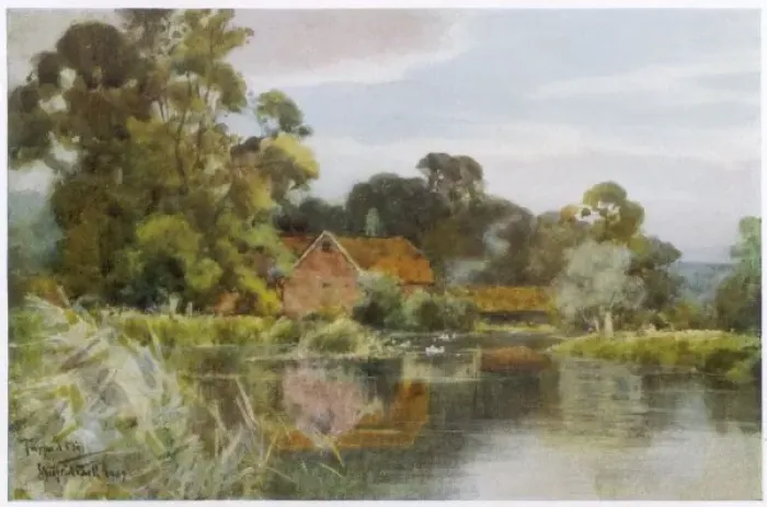 Framed Print : Hampshire / Twyford Mill Framed Print : Hampshire / Twyford Mill