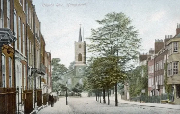 Framed Print : Hampstead / Church Row Framed Print : Hampstead / Church Row