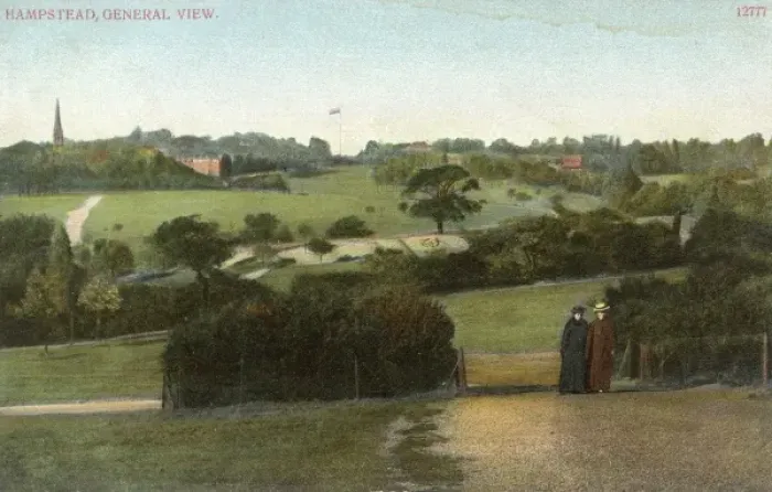 Framed Print : Hampstead Heath / 1906 Framed Print : Hampstead Heath / 1906